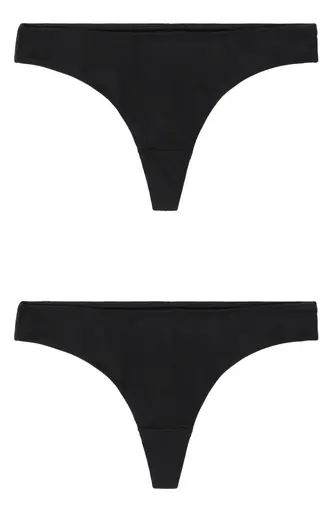 Kent Organic Supima Cotton Thong Black