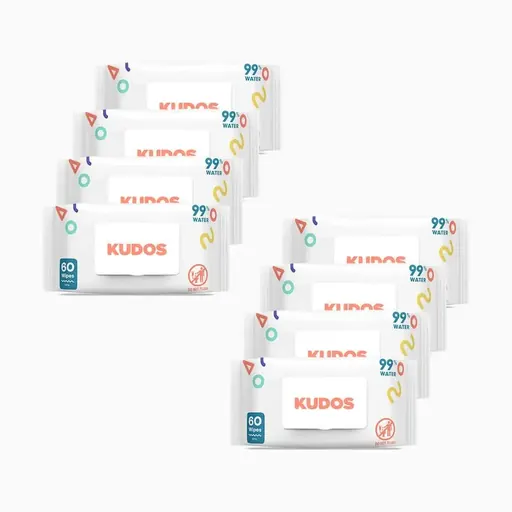 Kudos 99% Water Wipes