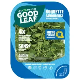 Les Fermes Good Leaf Roquette Savoureuse Microgreens