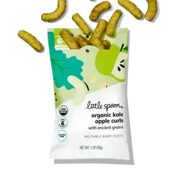 Little Spoon Organic Kale Apple Curls Baby Puffs