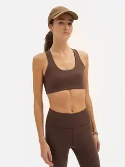 MATE Organic Stretch Sports Bra Mocha