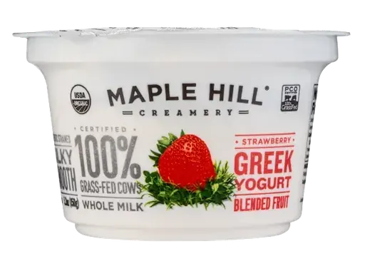 Maple Hill Creamery Organic Strawberry Vanilla Yogurt
