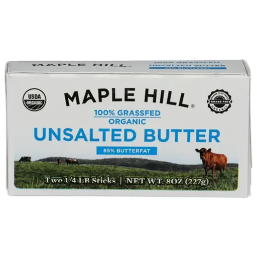 Maple Hill Organic Unsalted Butter