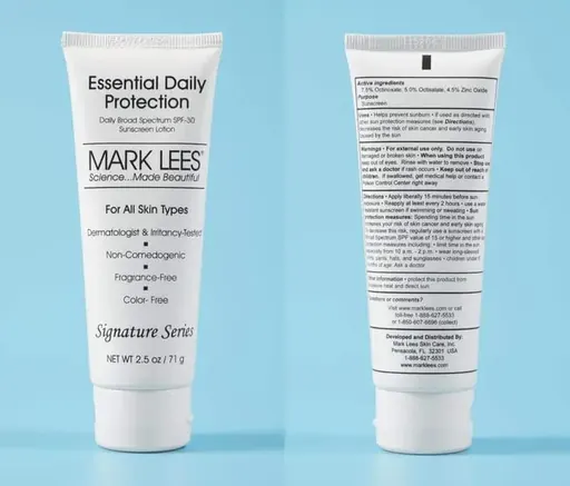 Mark Lees Essential Daily Protection SPF-30 Sunscreen Lotion