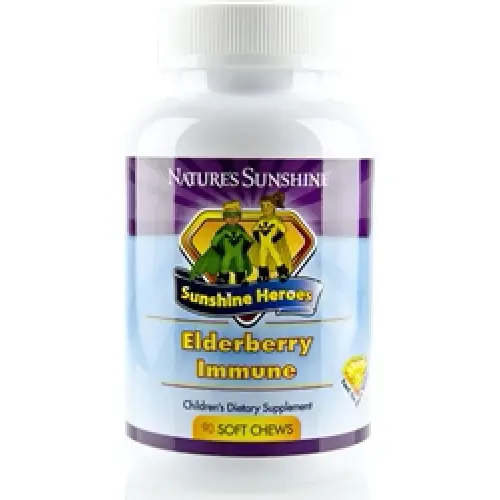 Natures Sunshine Childrens Elderberry Immune Gummies