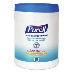 PURELL BZK Citrus Scent Hand Sanitizing Wipe Canister