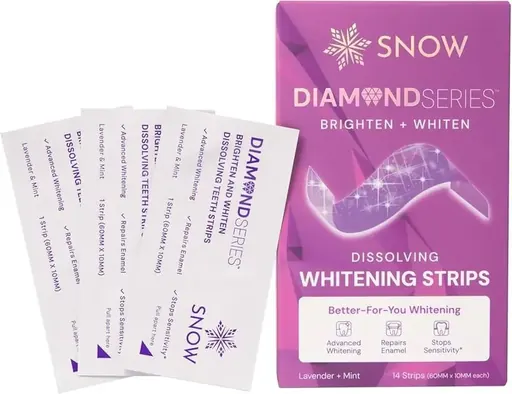 SNOW DiamondSeries Lavender & Mint Dissolving Teeth Strips