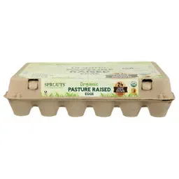 SPROUT & SPROUT FARMERS Organic Pasture-Raised Large Brown Eggs