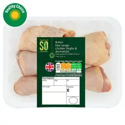 Sainsbury's Organic British Free-Range Chicken Thighs & Drumsticks
