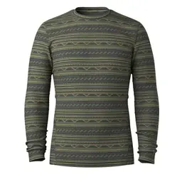 Smartwool Men's Classic Thermal Merino Base Layer Crew Winter Moss