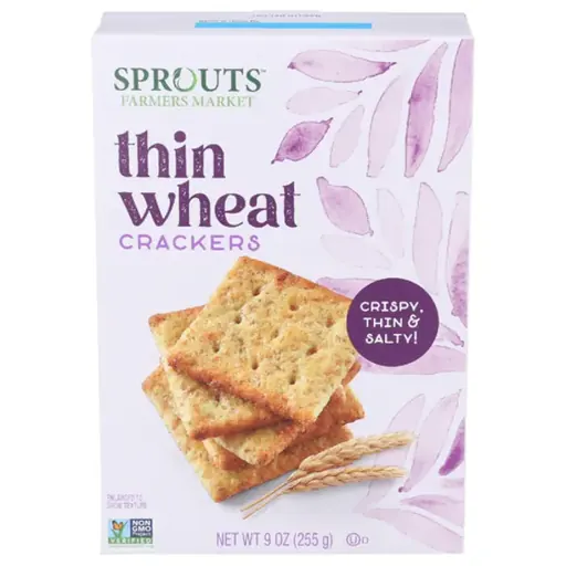 Sprouts Farmers Market Unbleached Enriched Flour Crackers