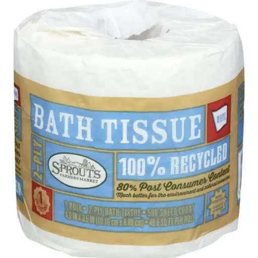 Sprouts Recycled Bath Tissue 2-Ply