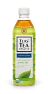 TEAS' TEA Organic Unsweetened Pure & Smooth Green Tea plastic bottle