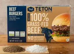 Teton Waters Ranch 100% Grass Fed Beef Sandwich Patties