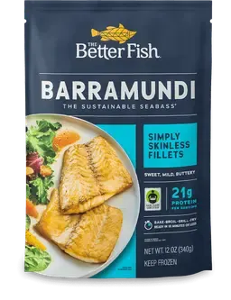 The Better Fish Barramundi Simply Skinless Fillets