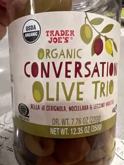 Trader Joe's Organic Conversation Olive Trio