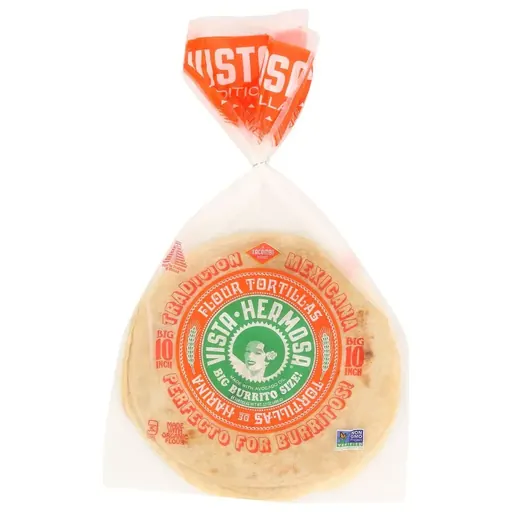 Vista Hermosa Tradition 10 Inch Big Burrito Flour Tortillas