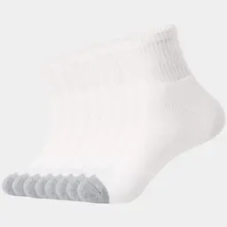 WANDER Men's Athletic Ankle Socks 8 Pairs Black