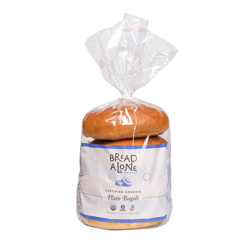 Bread Alone Bakery Certified Organic Plain Bagels