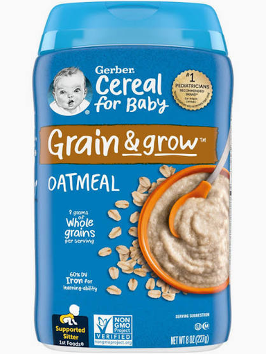 Gerber Cereal Grain & Grow Oatmeal