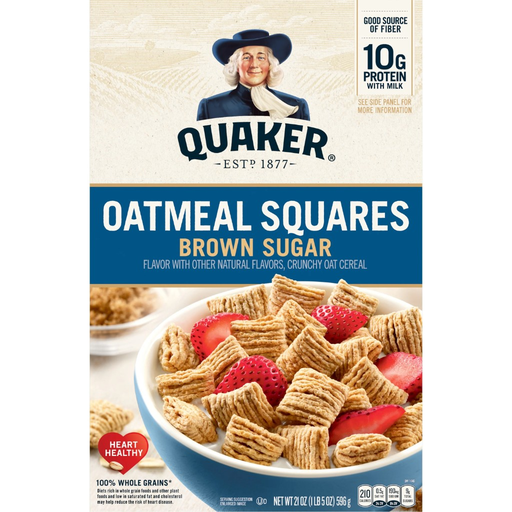 Quaker Oatmeal Squares Brown Sugar