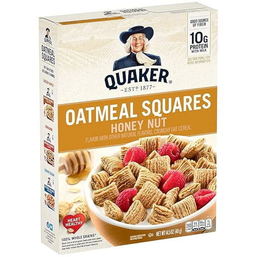 Quaker Oatmeal Squares Honey Nut
