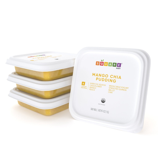 Square Baby Mango Chia Pudding