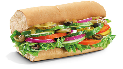 Subway Veggie Delight Footlong
