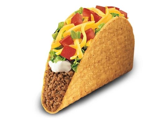 Taco Bell Beef Taco Supreme