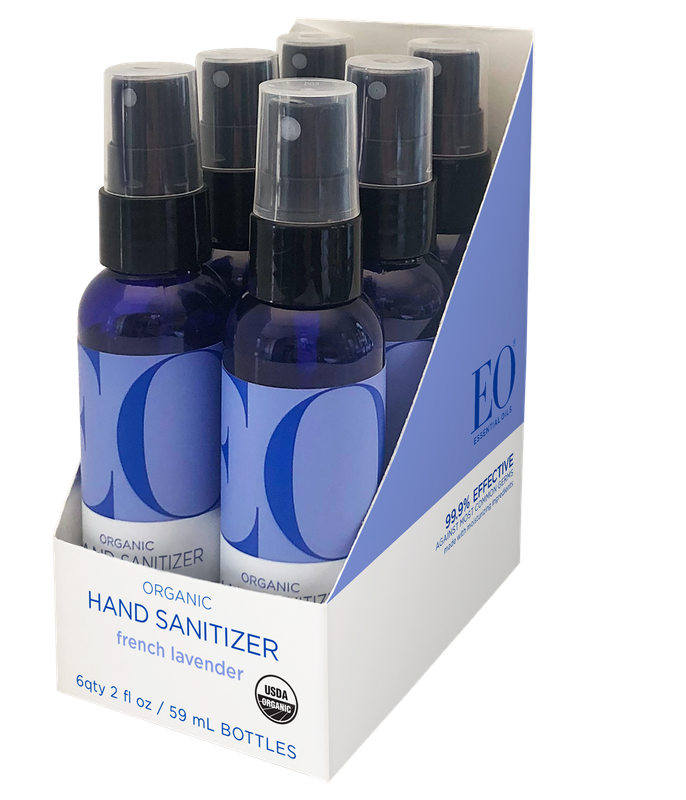 EO Hand Sanitizer Spray Organic French Lavender