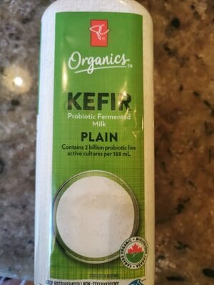 President's Choice Organics Plain kefir probiotic fermented milk