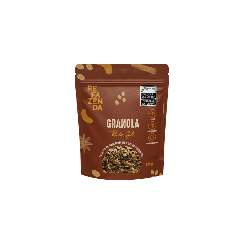 RE FAZENDA Granola por Bela Gil Castanha-de-Caju, Rapadura e Mix de Especiarias
