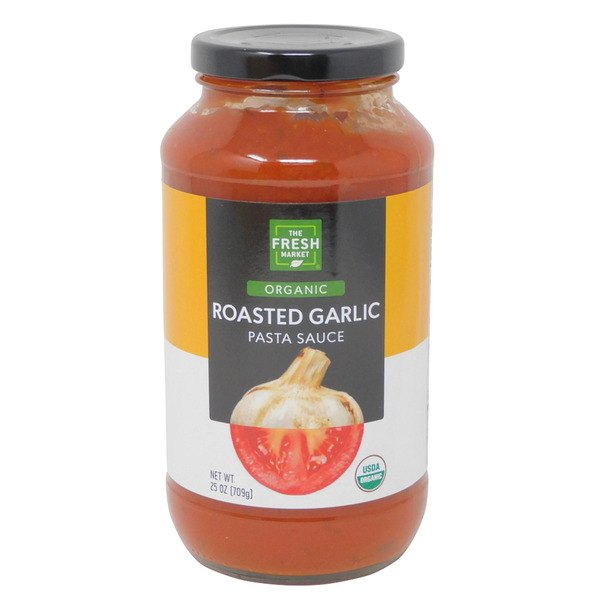 The Fresh Market Organic Roasted Garlic Pasta Sauce